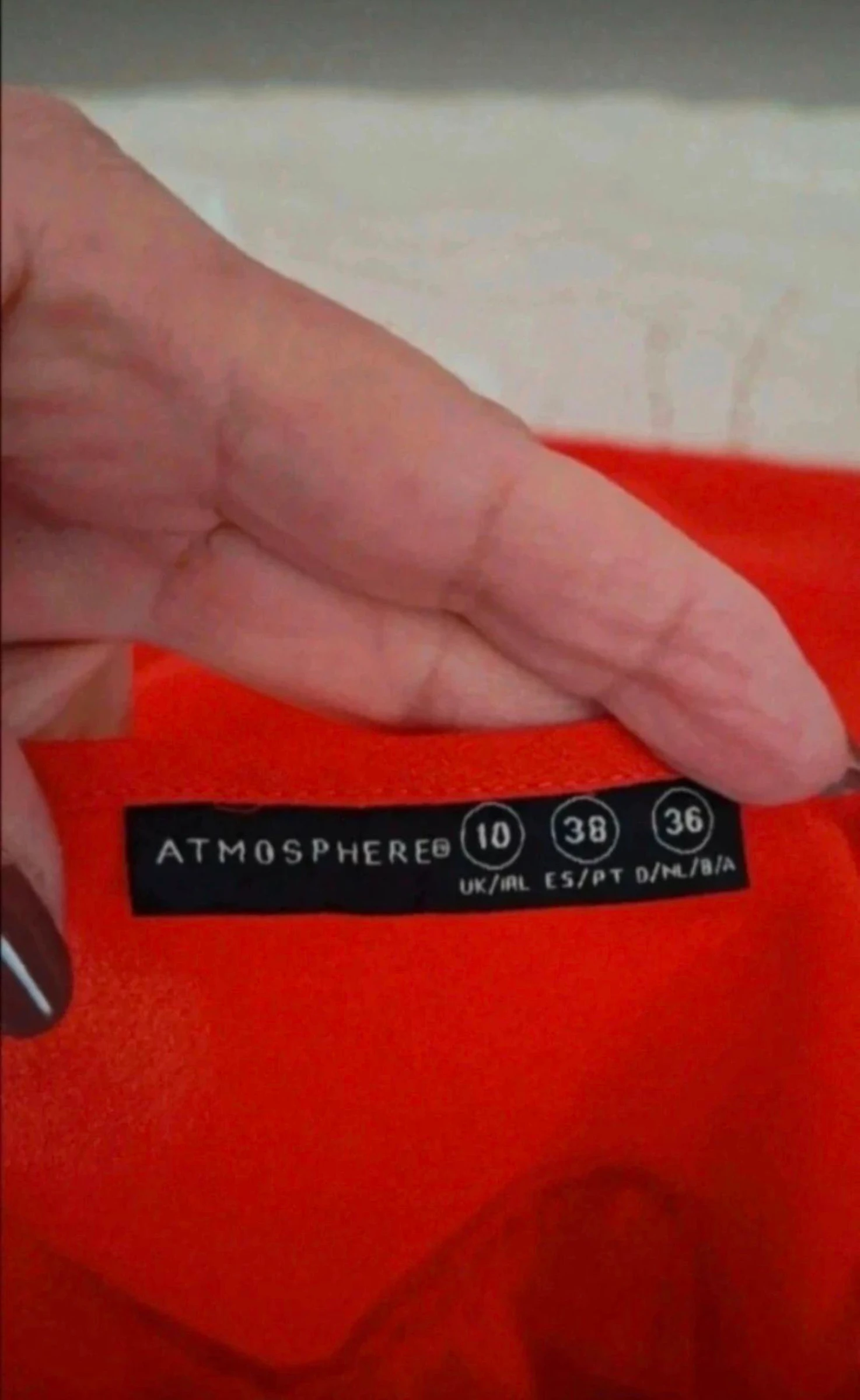 Blusa feminina, manga longa, tamanho 38. Cor coral – photo 5